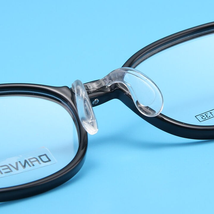 Gmei Unisex Children's Full Rim Round Rectangle Silicone TR90 Eyeglasses 8601 Full Rim Gmei Optical