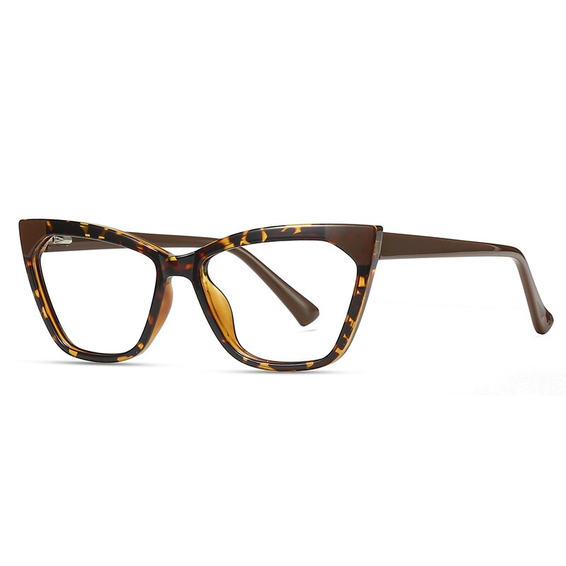 Gmei Women's Full Rim TR 90 Titanium Cat Eye Frame Eyeglasses 2040 Full Rim Gmei Optical C3