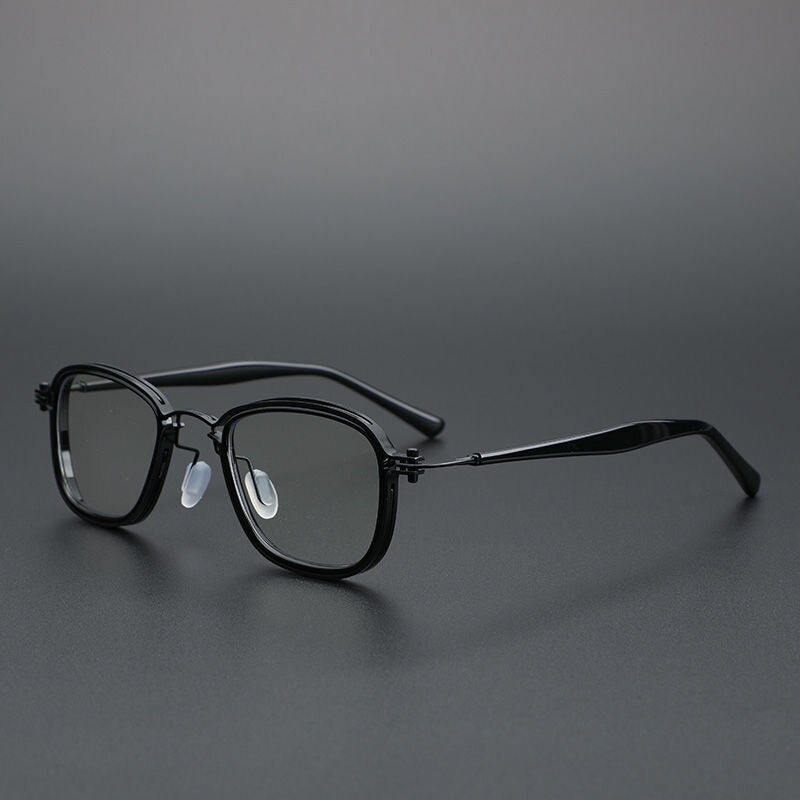 Cubojue Unisex Full Rim Round Acetate Alloy Hyperopic Reading Glasses Reading Glasses Cubojue