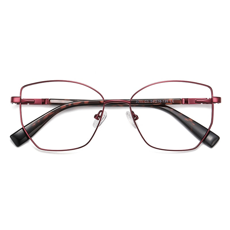 Gmei Unisex Full Rim Alloy Square Polygonal Frame Eyeglasses 3011 Full Rim Gmei Optical C5