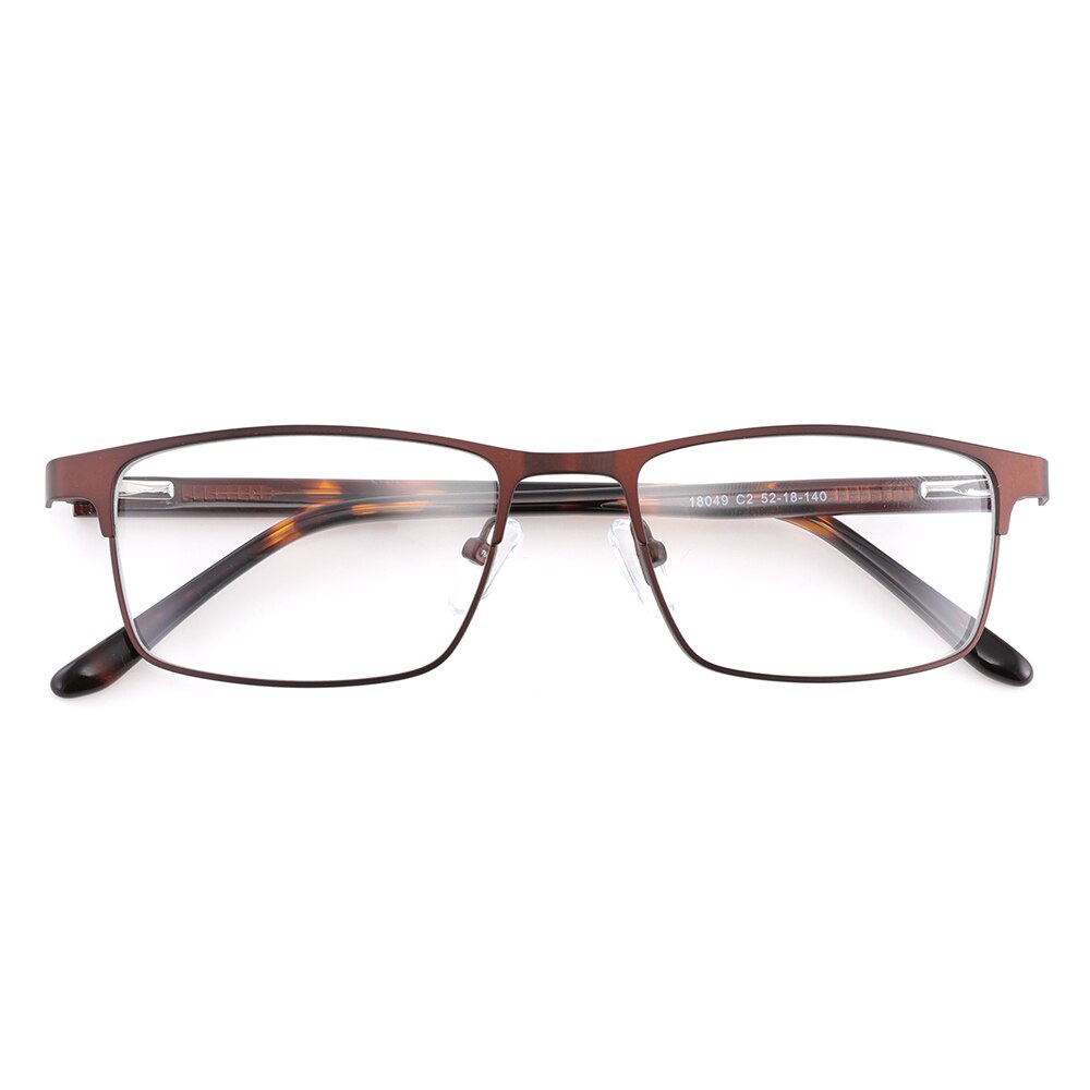 Laoyehui Unisex Full Rim Square Alloy Reading Glasses Anti Blue Light 18049 Reading Glasses Laoyehui