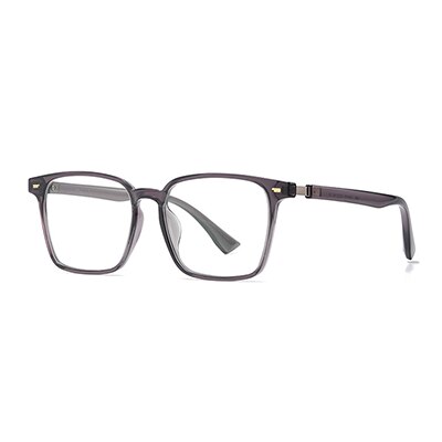 Ralferty Unisex Full Rim Square Tr 90 Acetate Eyeglasses D867 Full Rim Ralferty C596 Gray China 