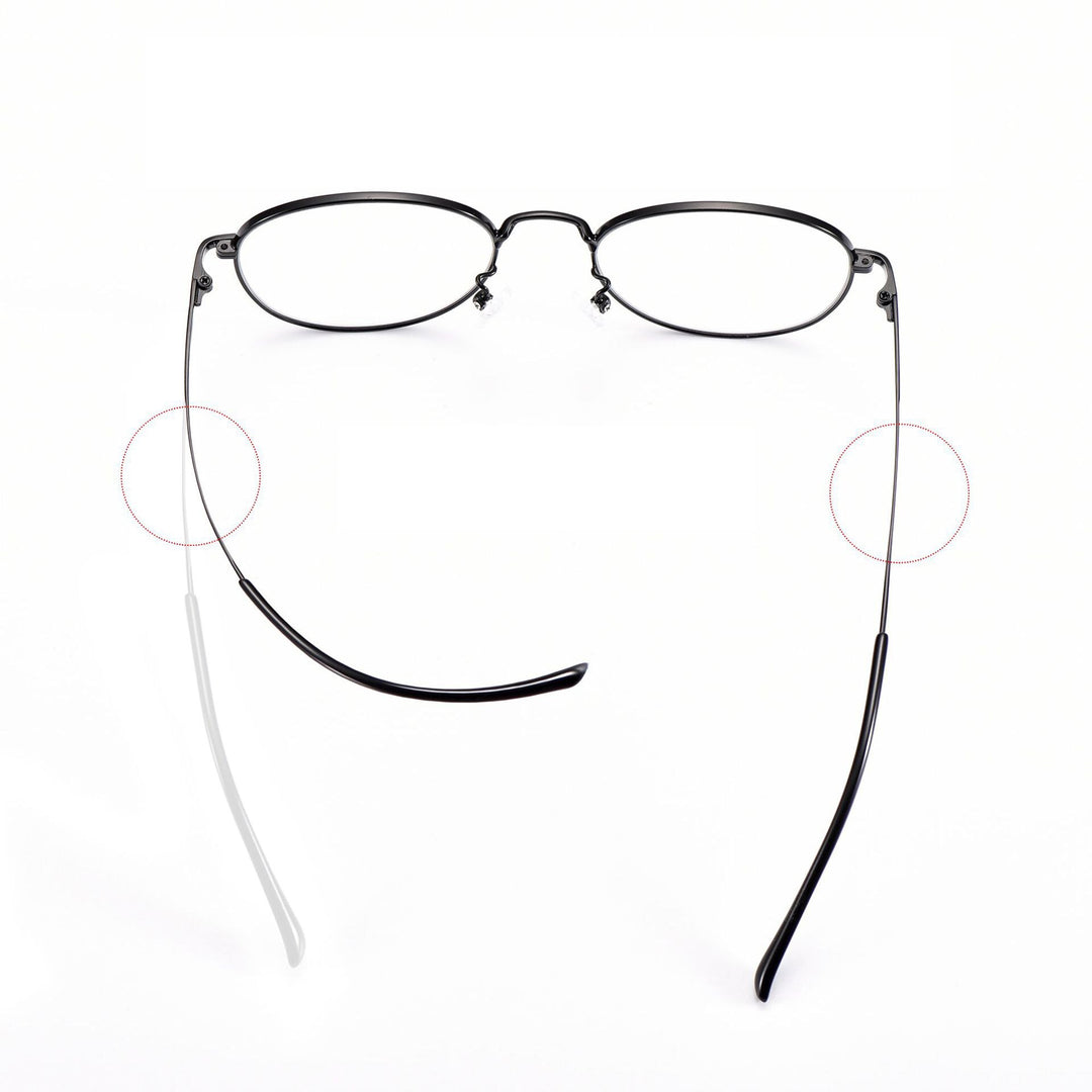 Reven Jate Unisex Full Rim Round Alloy Eyeglasses 8901 Full Rim Reven Jate