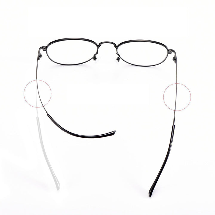 Reven Jate Unisex Full Rim Round Alloy Eyeglasses 8901 Full Rim Reven Jate