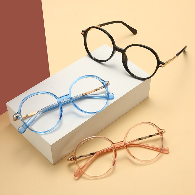 Zirosat Children's Unisex Full Rim Round Tr 90 Alloy Eyeglasses 20201 Full Rim Zirosat