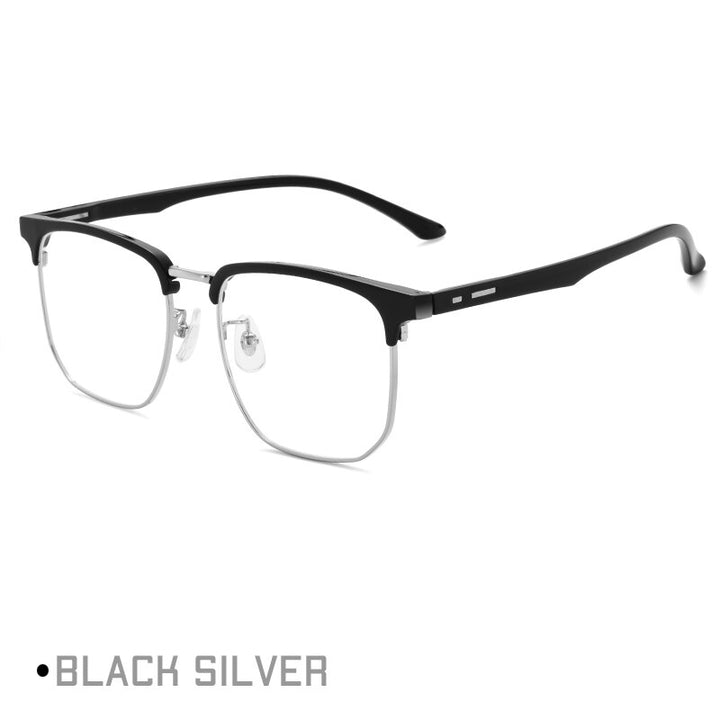 Gmei Unisex Full Rim Square Alloy Tr 90 Eyeglasses Tm11 Full Rim Gmei Optical C2