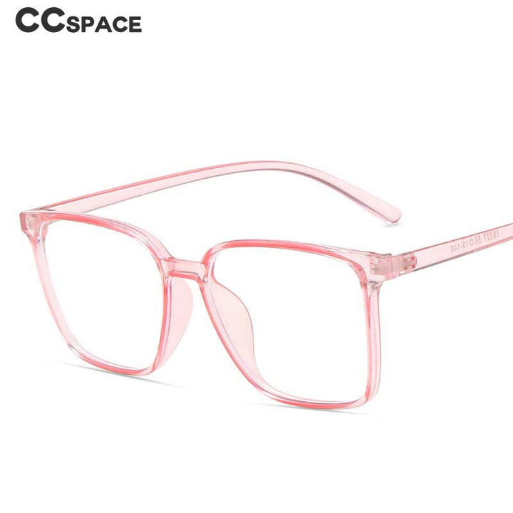 CCspace Unisex Full Rim Square Tr 90 Eyeglasses 53343 Full Rim CCspace