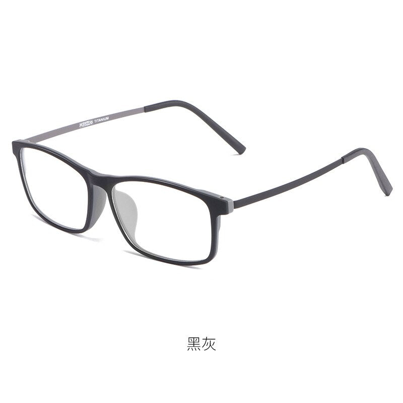 Cubojue Unisex Full Rim 155mm Oversized Tr 90 Titanium Myopic Reading Glasses Fy2009 Reading Glasses Cubojue