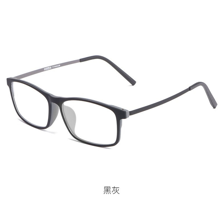 Cubojue Unisex Full Rim 155mm Oversized Tr 90 Titanium Myopic Reading Glasses Fy2009 Reading Glasses Cubojue