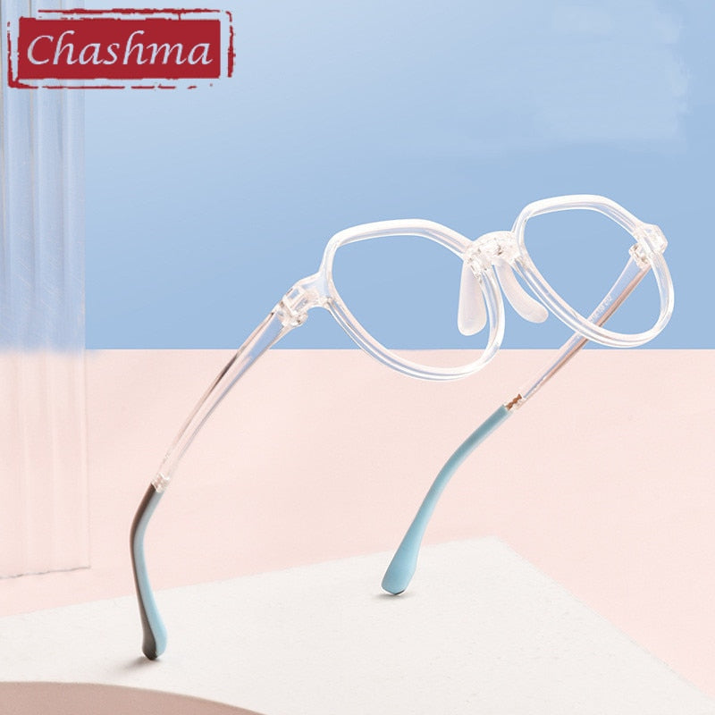 Chashma Unisex Children's Full Rim Round Tr 90 Titanium Eyeglasses 2602 Full Rim Chashma