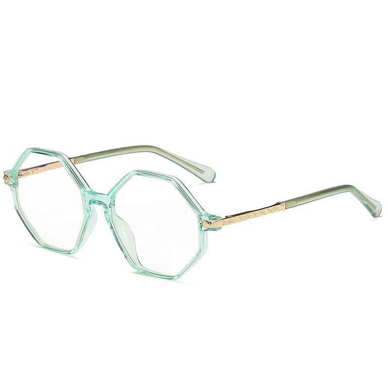 Zirosat Children's Unisex Full Rim Polygon Round Tr 90 Alloy Eyeglasses 20202 Full Rim Zirosat C6