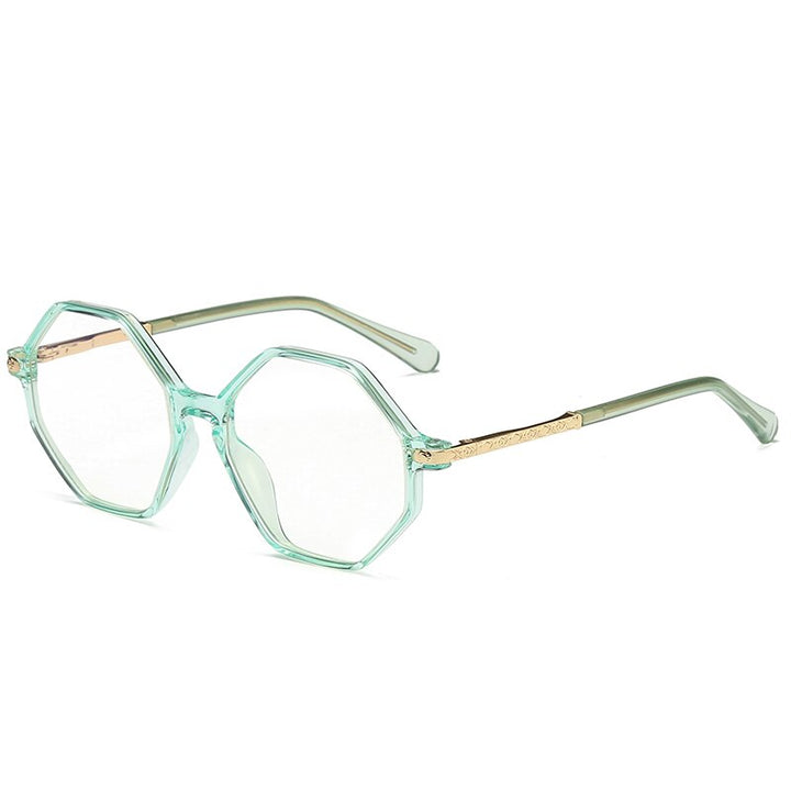 Zirosat Children's Unisex Full Rim Polygon Round Tr 90 Alloy Eyeglasses 20202 Full Rim Zirosat C6