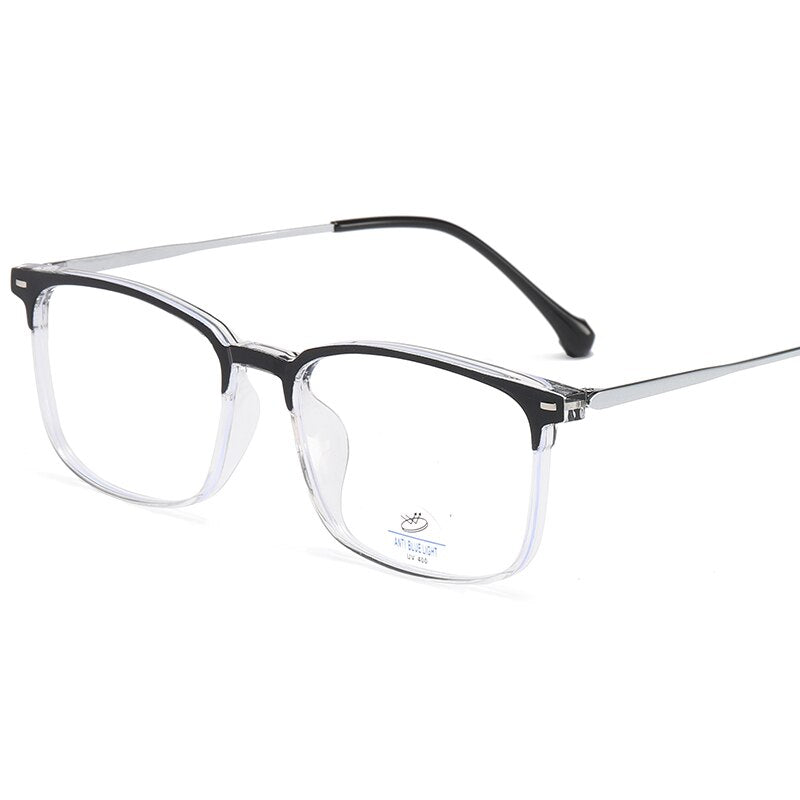 Reven Jate Unisex Full Rim Square Tr 90 Eyeglasses 81250 Full Rim Reven Jate C5