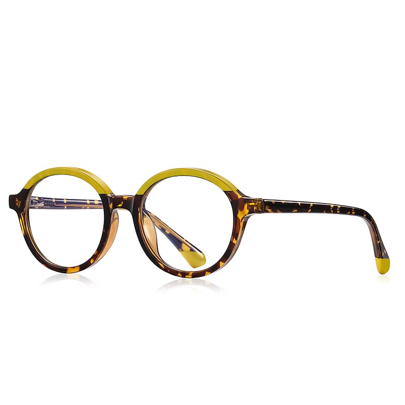Zirosat Children's Unisex Full Rim Round Tr 90 + Cp Eyeglasses 20214 Full Rim Zirosat C3