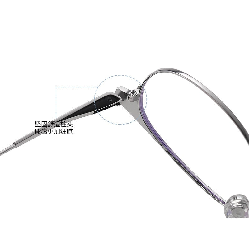 Bclear Unisex Full Rim Round Square Tr 90 Titanium Eyeglasses Wdpt906 Full Rim Bclear