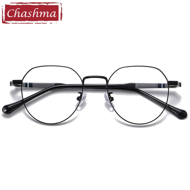 Chashma Unisex Full Rim Round Stainless Steel Frame Eyeglasses 1921 Full Rim Chashma