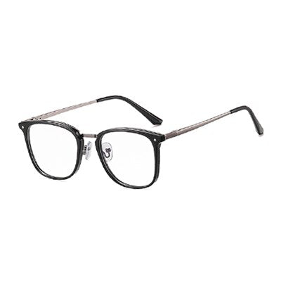 Ralferty Women's Full Rim Square Acetate Alloy Eyeglasses F95959 Full Rim Ralferty China C2 Black Gun
