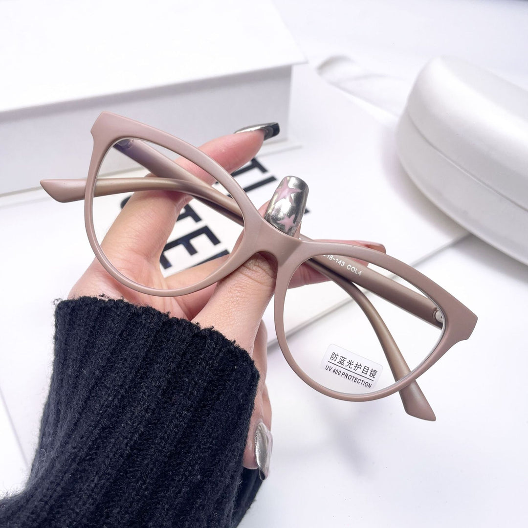 CCspace Women's Full Rim Cat Eye Acetate Eyeglasses 54547 Full Rim CCspace GrilledCoffee China