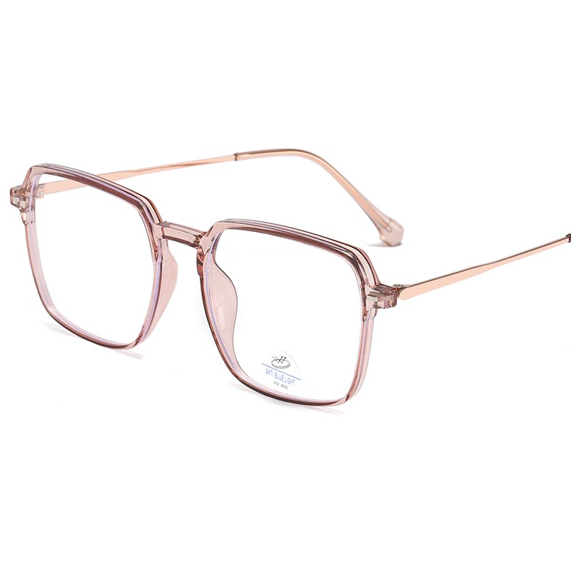 Reven Jate Unisex Full Rim Square Tr 90 Eyeglasses 81249 Full Rim Reven Jate brown