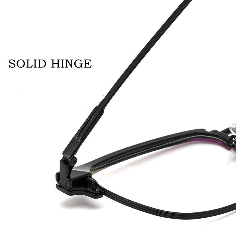 Yimaruili Men's Full Rim Square Acetate Titanium Eyeglasses 2310yj Full Rim Yimaruili Eyeglasses