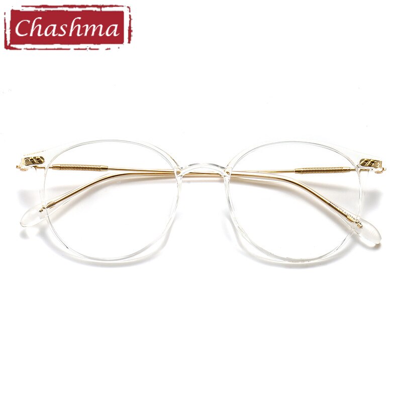 Chashma Unisex TR 90 Titanium Round Full Rim Frame Eyeglasses 90045 Full Rim Chashma