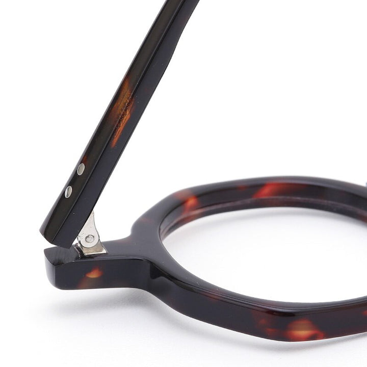 Muzz Men's Full Rim Round Double Bridge Acetate Frame Eyeglasses W3109V Full Rim Muzz