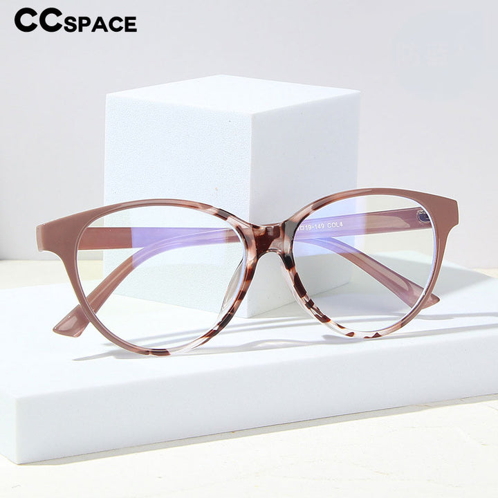 CCspace Unisex Full Rim Square Acetate Eyeglasses 55438 Full Rim CCspace