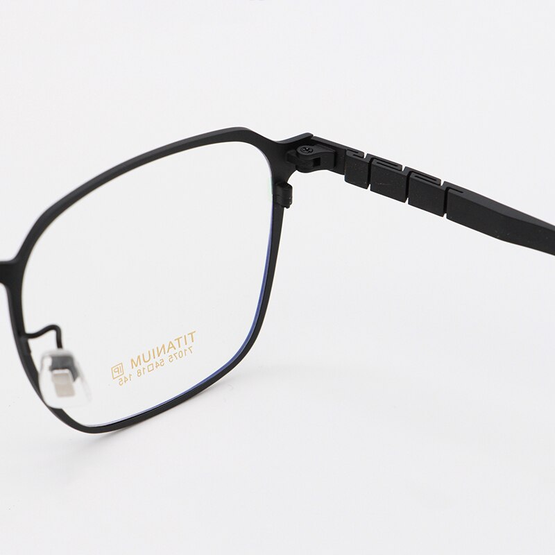 Bclear Unisex Full Rim Square Titanium Frame Eyeglasses My71075 Full Rim Bclear
