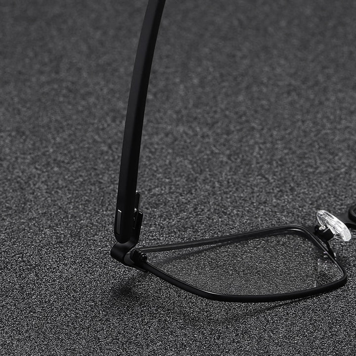 Reven Jate Unisex Full Rim Square Titanium Eyeglasses P8837 Full Rim Reven Jate