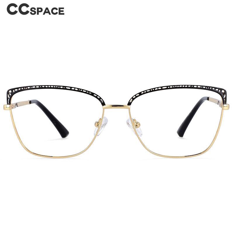 CCspace Women's Full Rim Square Tr 90 Titanium Frame Eyeglasses 54196 Full Rim CCspace