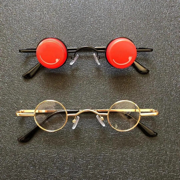 Cubojue Unisex Full Rim Small Round Alloy Reading Glasses Reading Glasses Cubojue