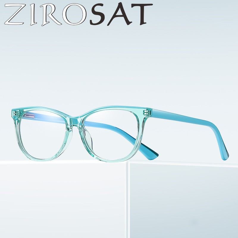 Zirosat Children's Unisex Full Rim Square Tr 90 + Cp Eyeglasses  20207 Full Rim Zirosat