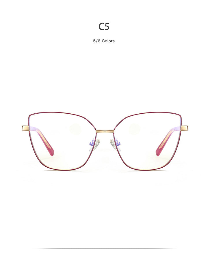 Hdcrafter Women's Full Rim Cat Eye Titanium Frame Eyeglasses 3002 Full Rim Hdcrafter Eyeglasses