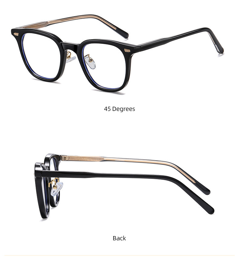 Zirosat Women's Full Rim Tr 90 Square Frame Eyeglasses B1811 Full Rim Zirosat