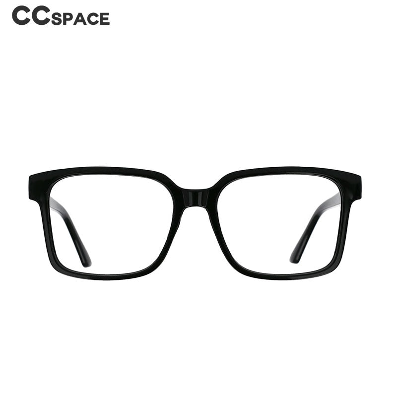 CCspace Unisex Full Rim Square Resin Frame Eyeglasses 51071 Full Rim CCspace