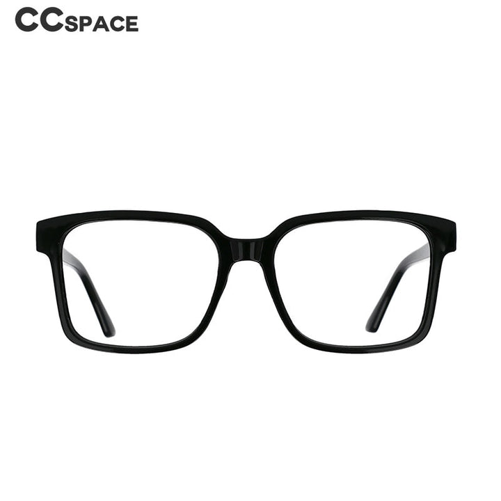 CCspace Unisex Full Rim Square Resin Frame Eyeglasses 51071 Full Rim CCspace
