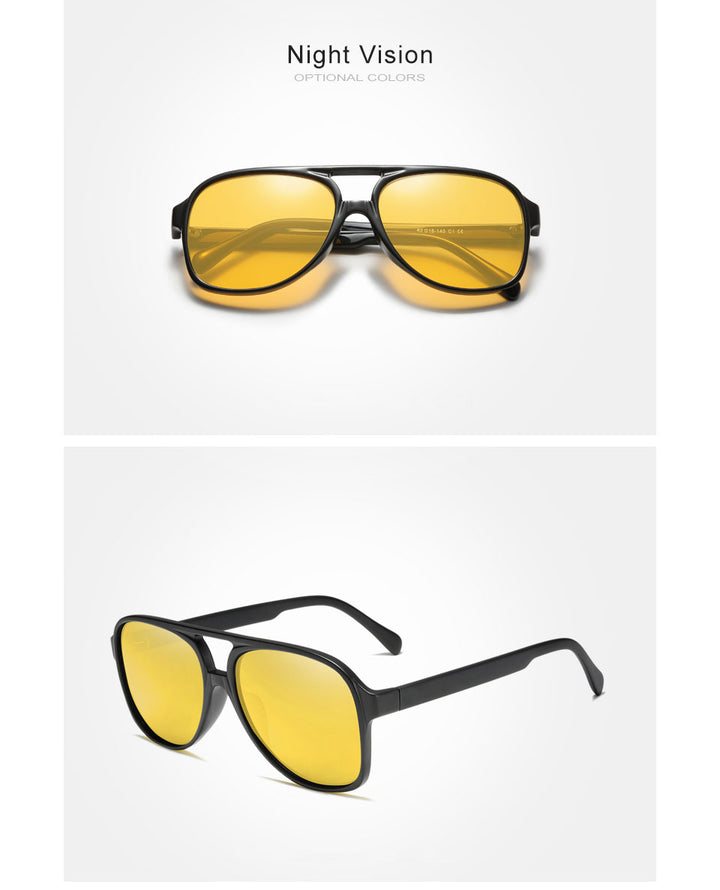 Oley Unisex Full Rim Round Acetate Titanium Frame Polarized Sunglasses Y7129 Sunglasses Oley