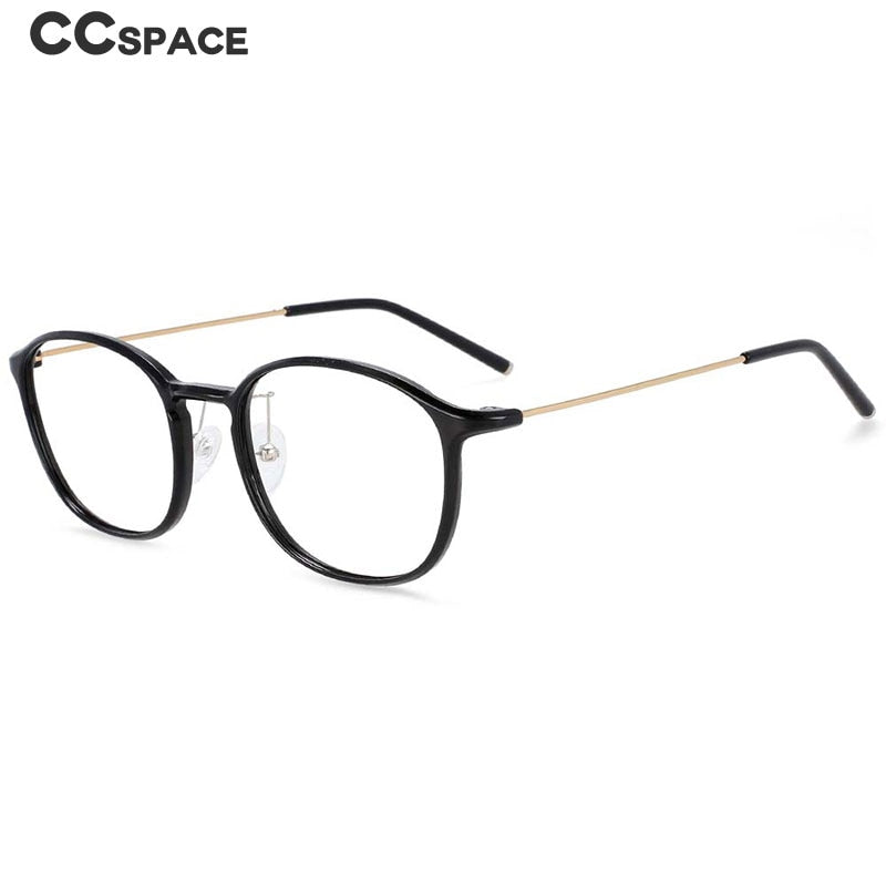 CCspace Unisex Full Rim Square Tr 90 Titanium Frame Eyeglasses 54315 Full Rim CCspace