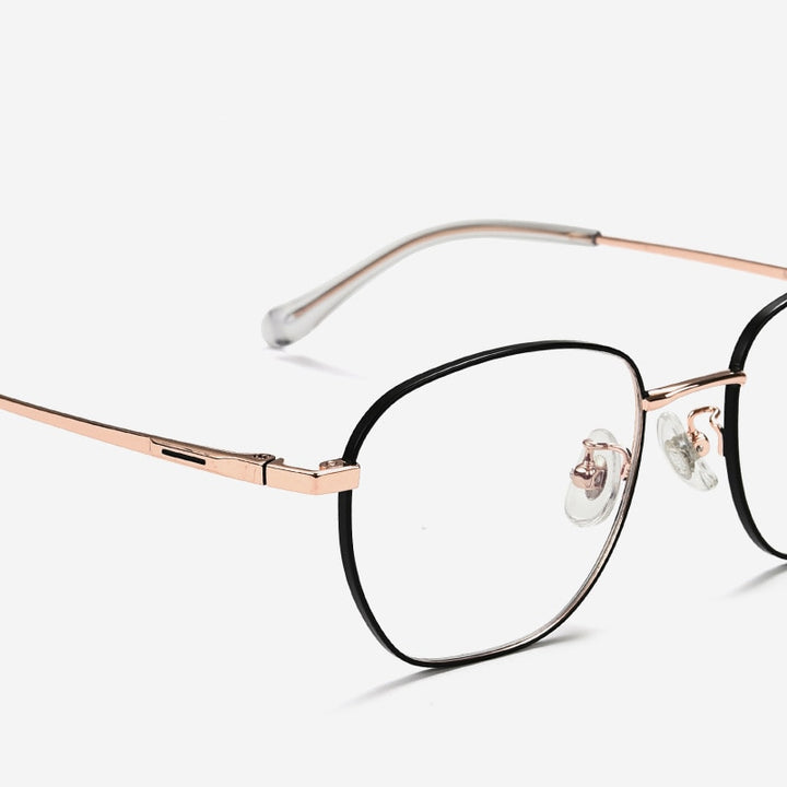 Bclear Unisex Full Rim Square Titanium Eyeglasses Lb5509 Full Rim Bclear