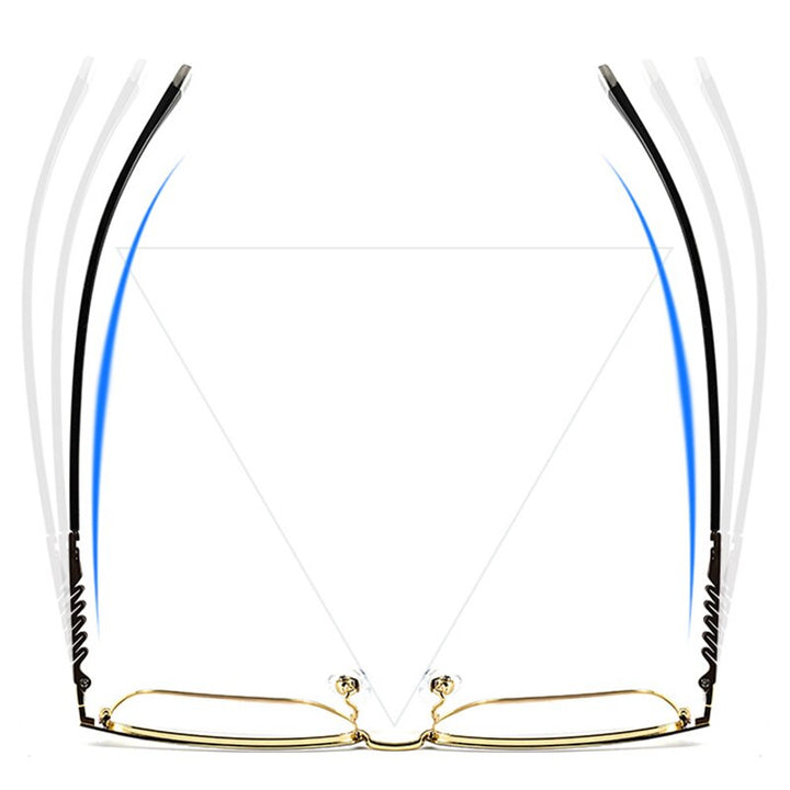 Hotochki Men's Full Rim Square Tr 90 Titanium Frame Eyeglasses T8611t Full Rim Hotochki