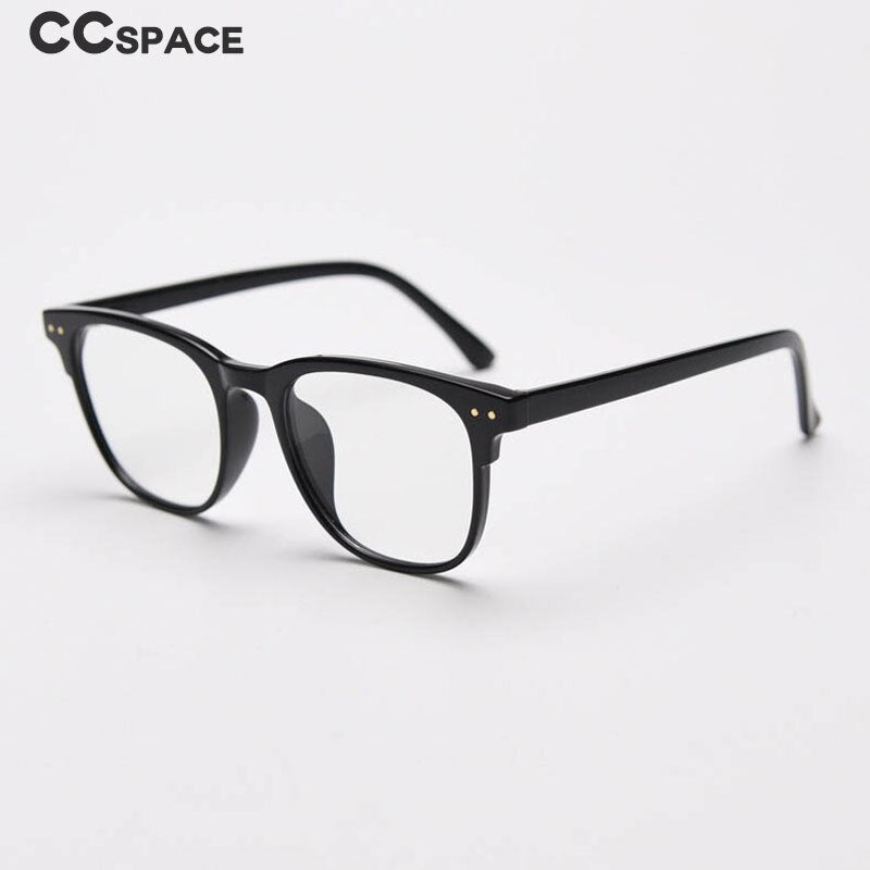 CCspace Unisex Full Rim Big Square Tr 90 Titanium Eyeglasses 55804 Full Rim CCspace