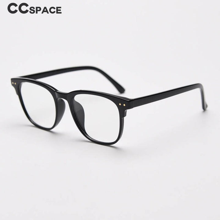 CCspace Unisex Full Rim Big Square Tr 90 Titanium Eyeglasses 55804 Full Rim CCspace