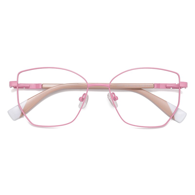 Gmei Unisex Full Rim Alloy Square Polygonal Frame Eyeglasses 3011 Full Rim Gmei Optical C4