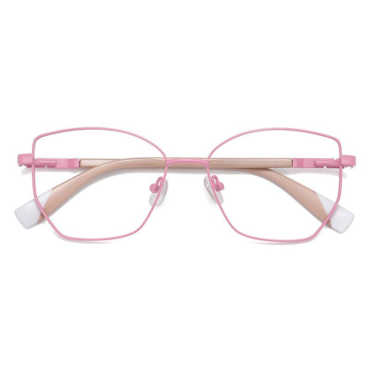 Gmei Unisex Full Rim Alloy Square Polygonal Frame Eyeglasses 3011 Full Rim Gmei Optical C4