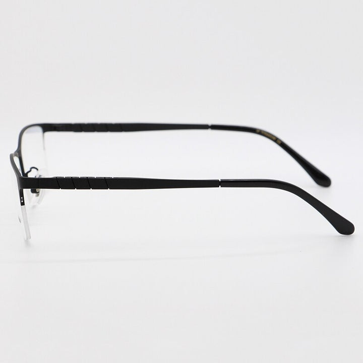 Bclear Unisex Semi Rim Square Titanium Frame Eyeglasses My71056a Semi Rim Bclear