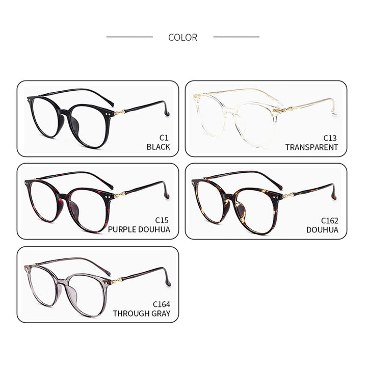 Kansept Unisex Full Rim Round Square Tr 90 Titanium Eyeglasses 90021 Full Rim Kansept