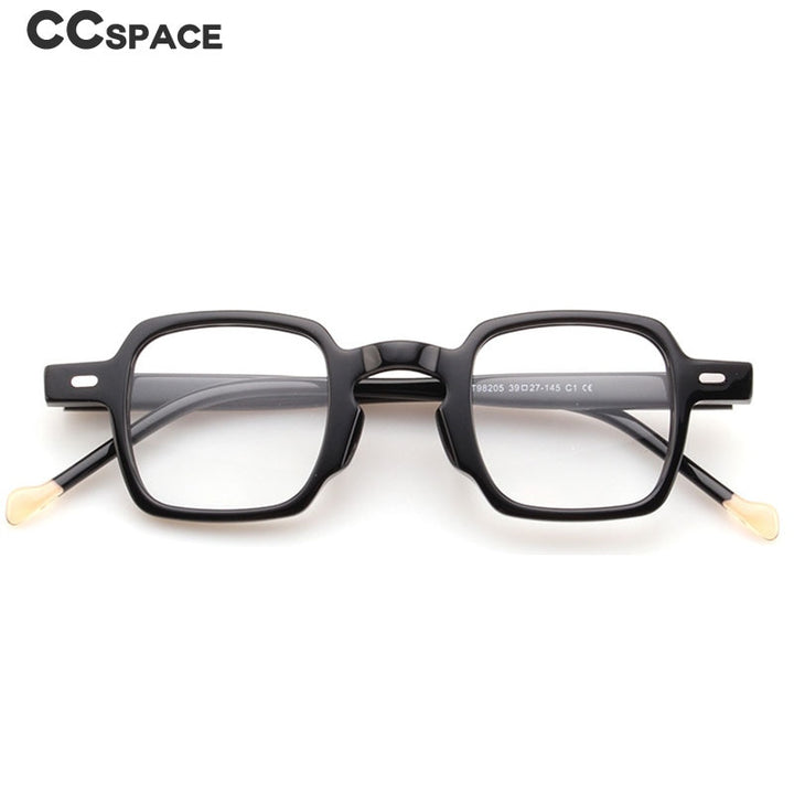 CCspace Women's Full Rim Square Acetate Eyeglasses 55241 Full Rim CCspace
