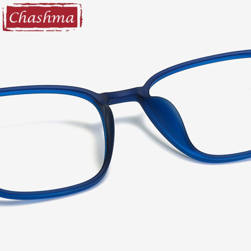 Chashma Unisex Full Rim Ultem Titanium Square Frame Eyeglasses 66113 Full Rim Chashma