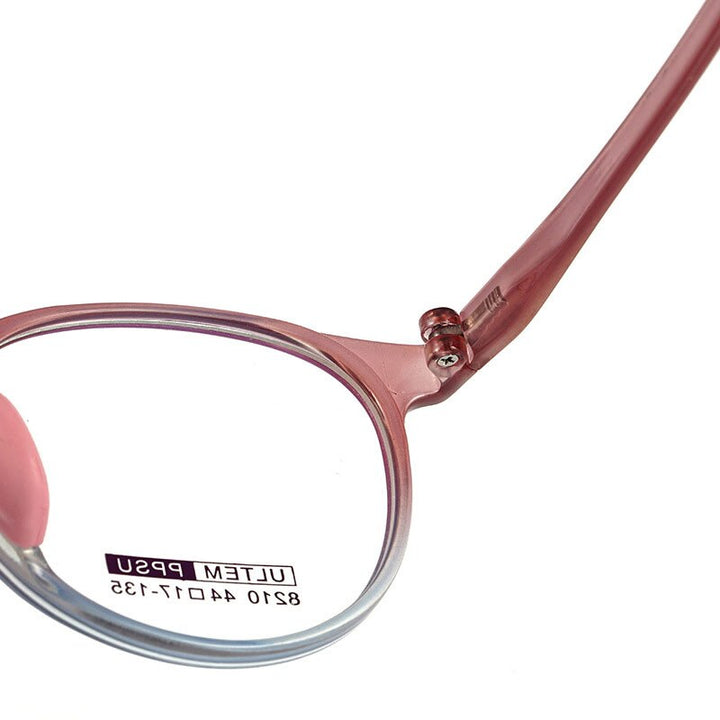 Yimaruili Children's Unisex Full Rim Round Ultem Eyeglasses 8210S Full Rim Yimaruili Eyeglasses