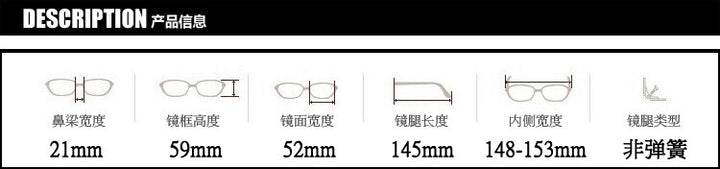 Cubojue Unisex Full Rim Thick Square Tr 90 Titanium Myopic Reading Glasses Reading Glasses Cubojue